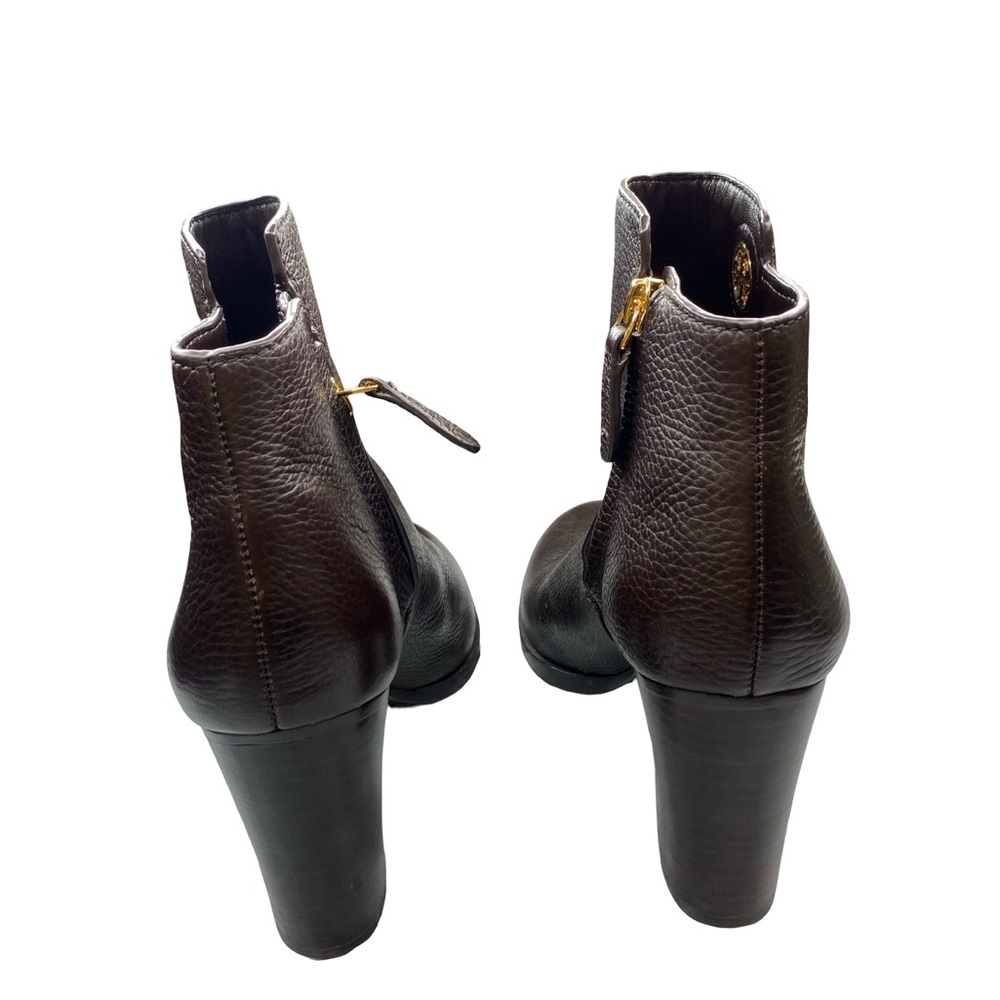 Tory Burch Dark Brown Ankle Booties - Picture 10 of 14